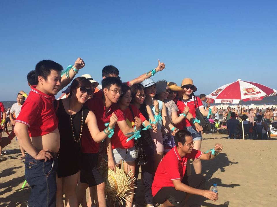 Gala dinner và teambuilding của đoàn khách Techcombank chi nhánh Linh Đàm ngày 16 - 17/07/2016