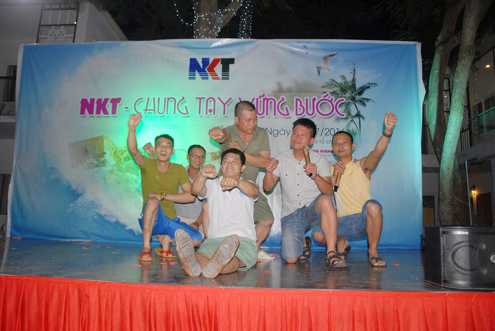 Gala dinner và teambuilding của đoàn khách Công ty NKT ngày 29 - 30 - 31/07/2016