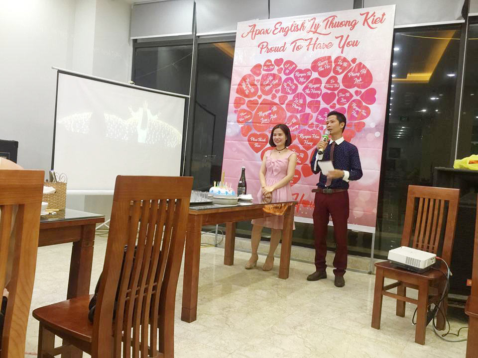 team buildig kết hợp gala dinner 2017 của trung tâm apax english lý thường kiệt